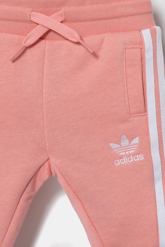 Kojenecká tepláková souprava adidas Originals růžová JC6508