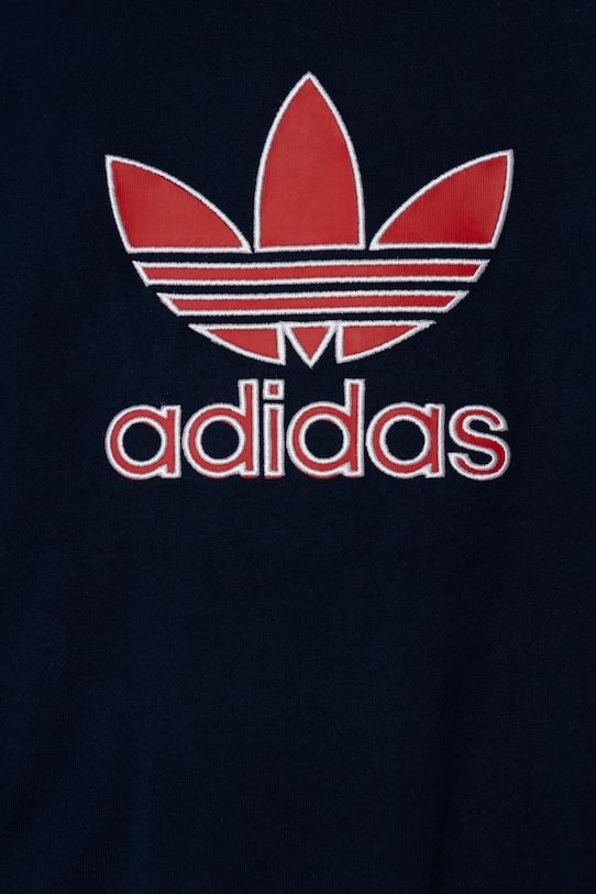 Chlapec Detská bavlnená súprava adidas Originals JC9172 tmavomodrá