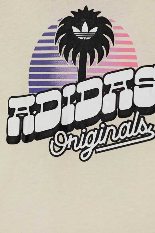 Детский комплект из хлопка adidas Originals фиолетовой JC8533