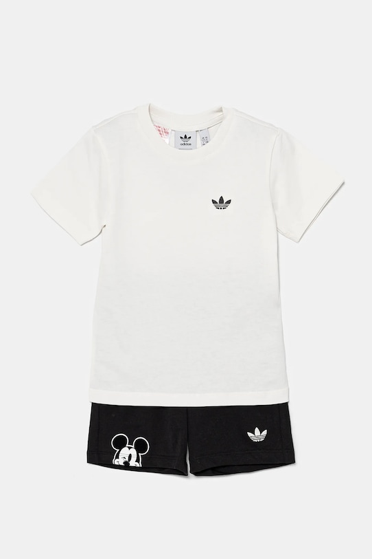 adidas Originals komplet bawełniany dziecięcy x Disney nadruk biały JD0611