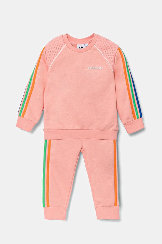 Дитячий спортивний костюм adidas Originals трикотаж помаранчевий JC5875