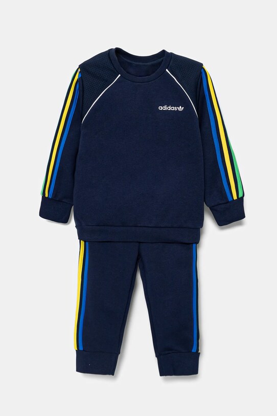 Дитячий спортивний костюм adidas Originals трикотаж темно-синій JC5874