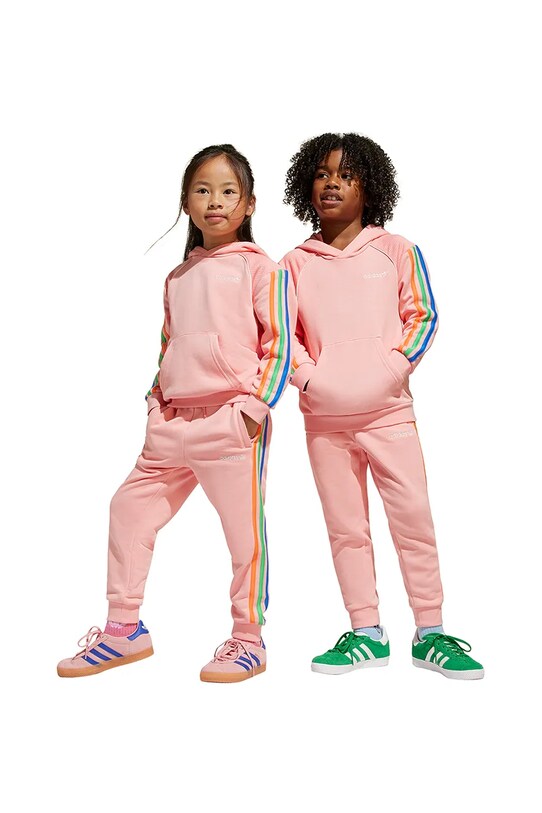 Детский спортивный костюм adidas Originals трикотаж оранжевый JC5881