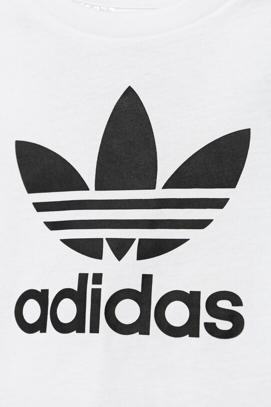 Детский комплект из хлопка adidas Originals JE1613 белый