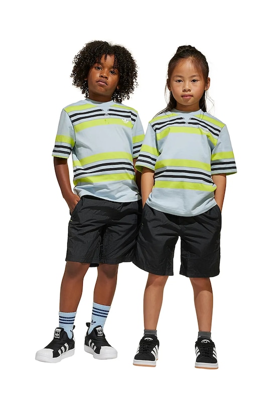 adidas Originals komplet dziecięcy tkanina niebieski JC7315