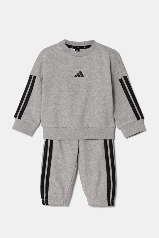 adidas gyerek melegítő aplikációval szürke JD8163