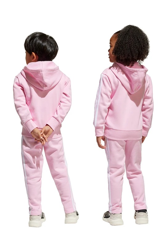 Dětská tepláková souprava adidas JI6206 růžová