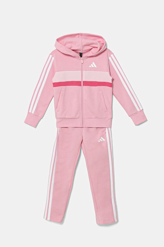 Dětská tepláková souprava adidas JI6206 fialová AW25