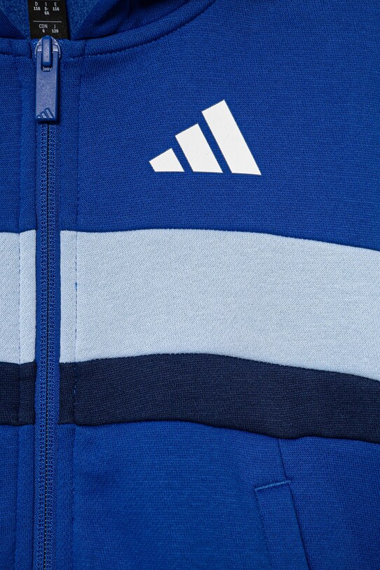 Детский спортивный костюм adidas голубой JC7488