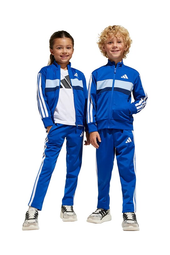 Дитячий спортивний костюм adidas аплікація блакитний JC7512