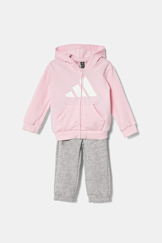 Dětská tepláková souprava adidas směs růžová JC9652