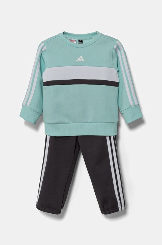 Дитячий спортивний костюм adidas аплікація бірюзовий JC7515