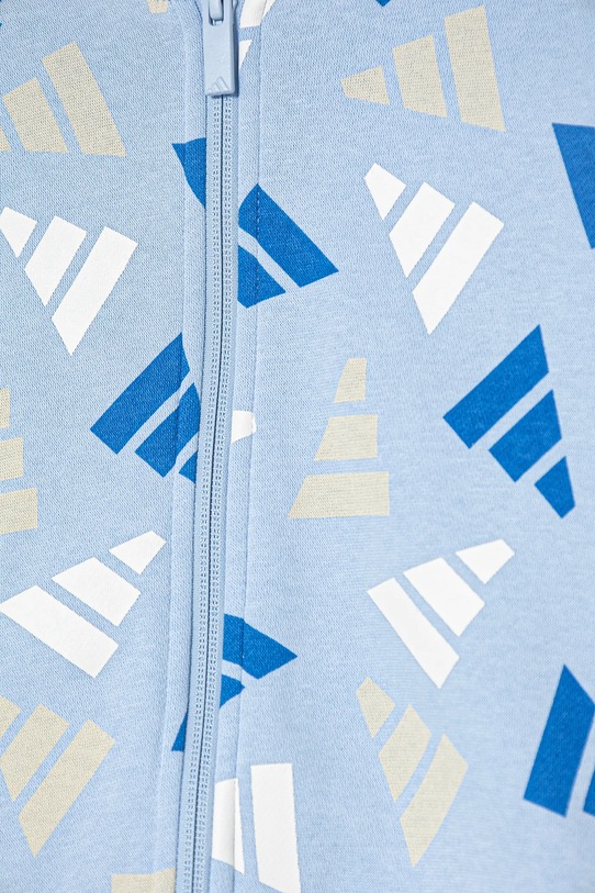 Детский спортивный костюм adidas голубой JD0251