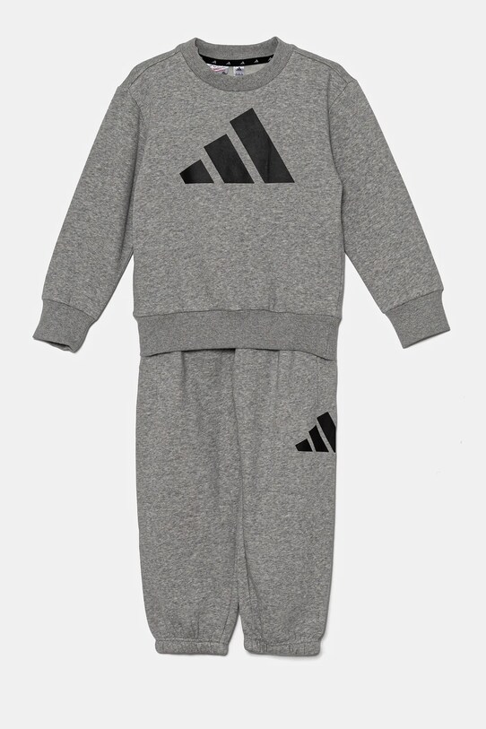 Dětská tepláková souprava adidas JC9725 šedá SS25