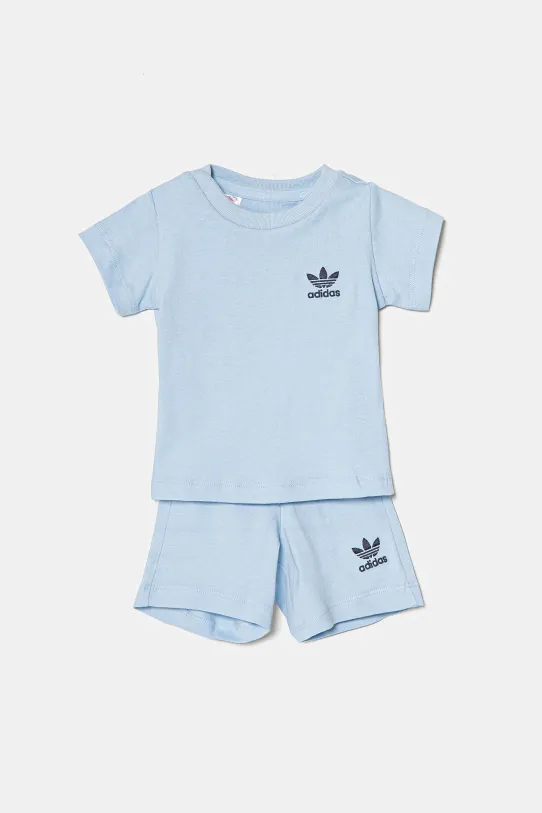 Pamučna dječja trenirka adidas Originals pamuk plava JI5811