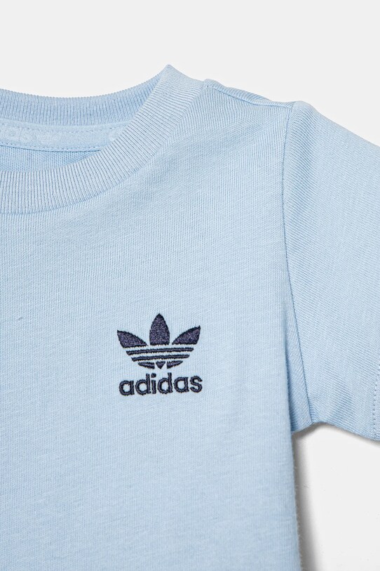 Мальчик Детский комплект из хлопка adidas Originals JI5811 голубой