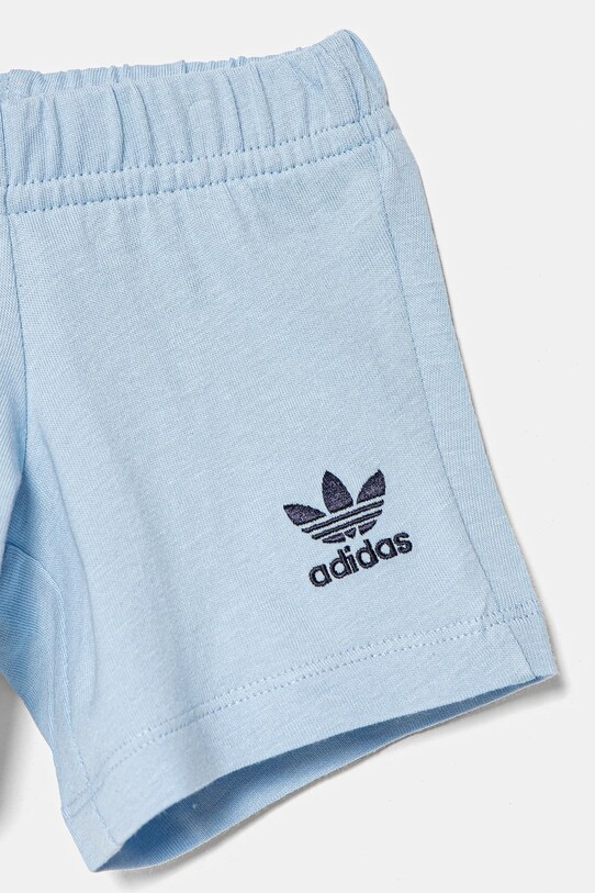 Детский комплект из хлопка adidas Originals голубой JI5811