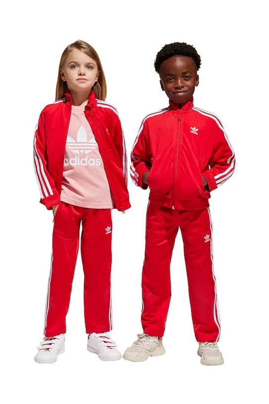 adidas Originals dres dziecięcy dzianina czerwony JC9151