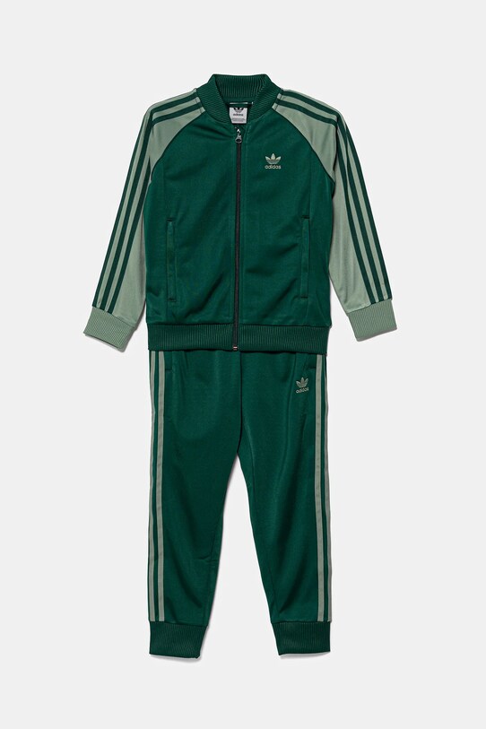 Detská tepláková súprava adidas Originals JC9149 zelená SS25