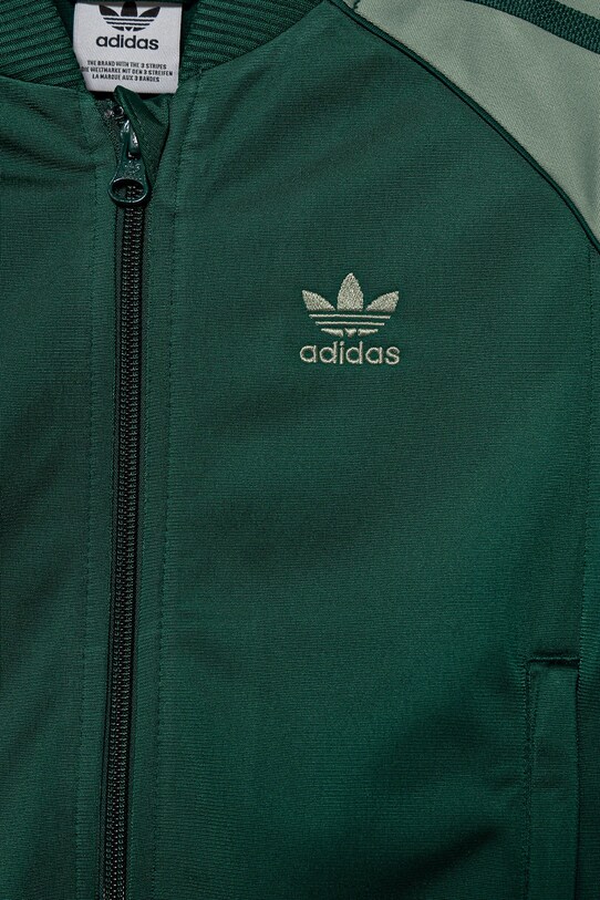 Detská tepláková súprava adidas Originals zelená JC9149
