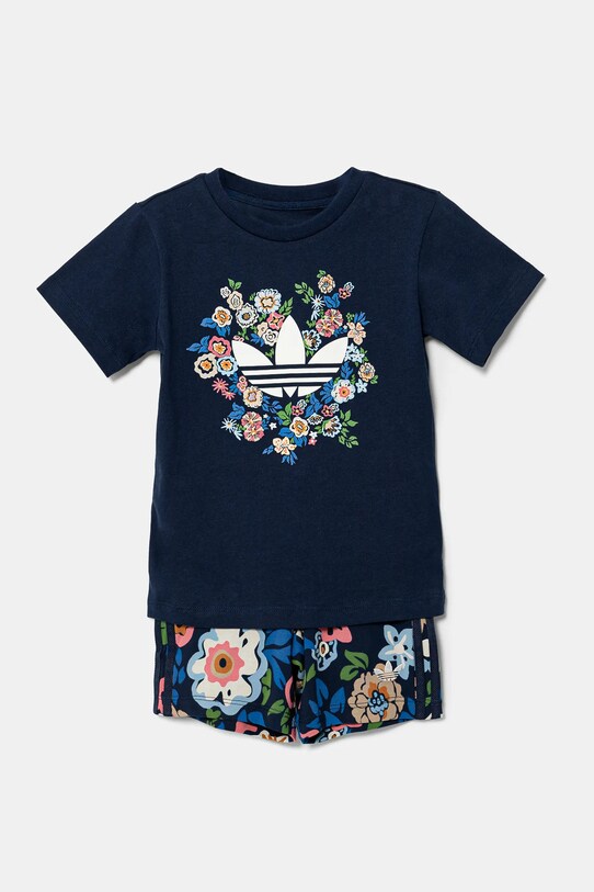 Дитячий комплект adidas Originals бавовна темно-синій JC8012