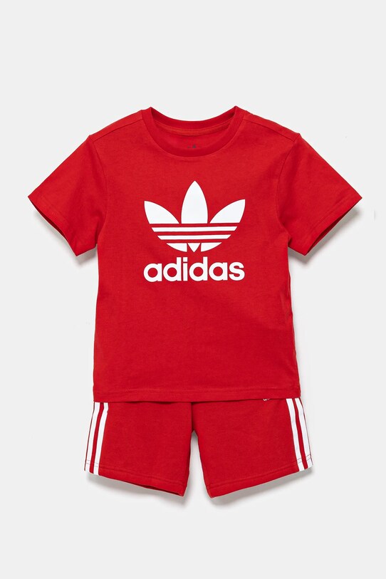 Детский комплект adidas Originals JC9156 красный SS25
