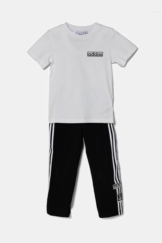 Детский спортивный костюм adidas Originals аппликация белый JC7864
