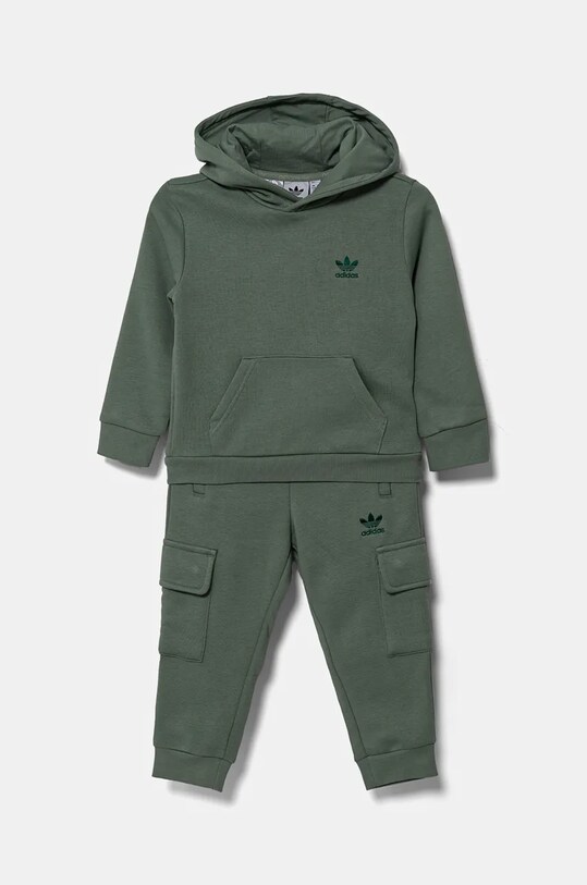 Детский спортивный костюм adidas Originals JC8956 зелёный SS25