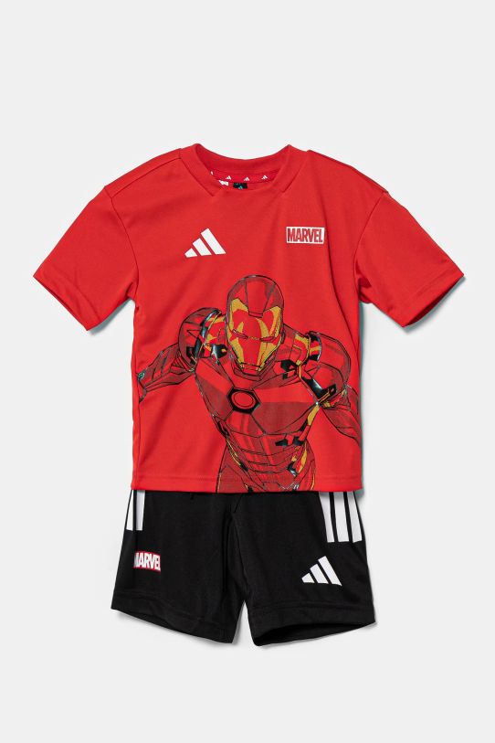 Dječji komplet adidas MRVL pletivo crvena JF3656