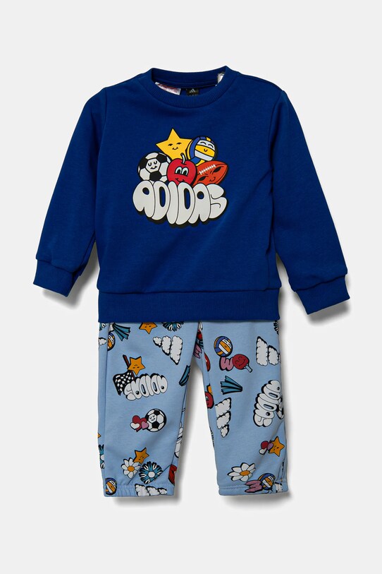 adidas trening copii cu modele albastru JI6236