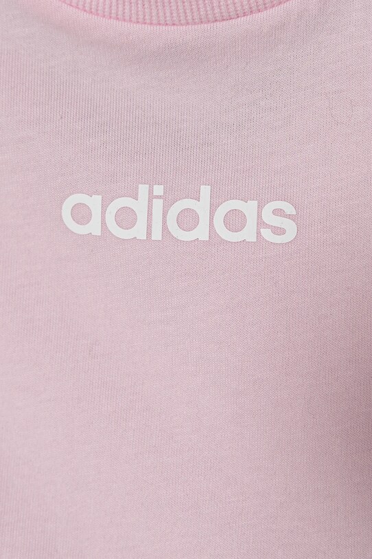 Дитячий бавовняний комплект adidas рожевий JC9744