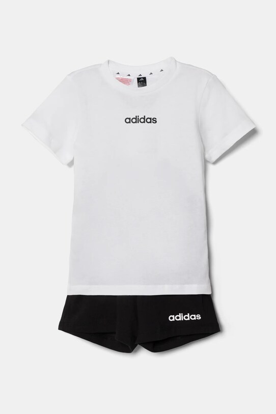Дитячий бавовняний комплект adidas бавовна білий JE1405