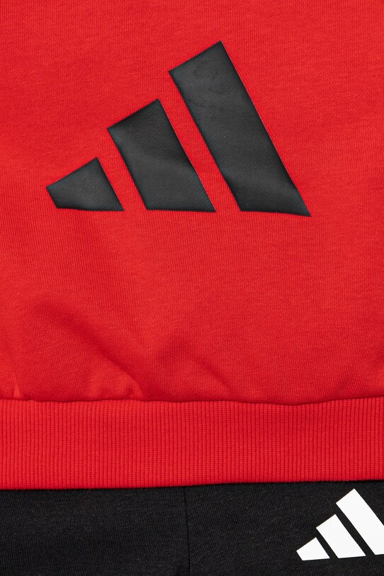 Cпортивний костюм для немовлят adidas червоний JC9647