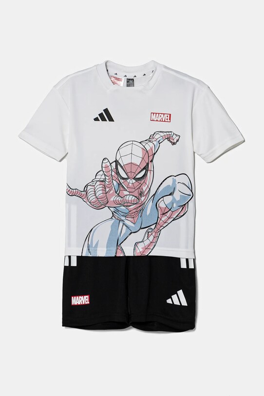 Detská súprava adidas MRVL JF3655 biela SS25
