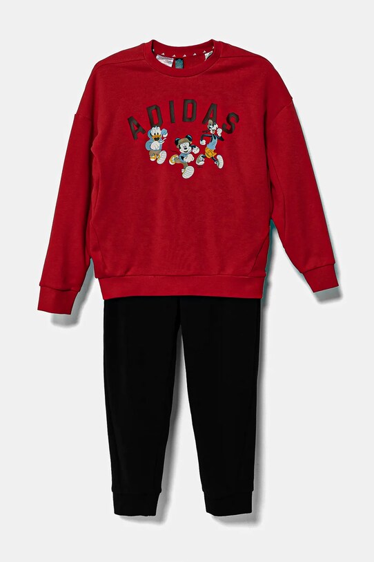 Detská tepláková súprava adidas x Disney JN6101 červená SS25