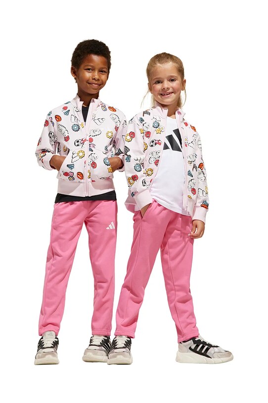 adidas dres dziecięcy dzianina fioletowy JD0064