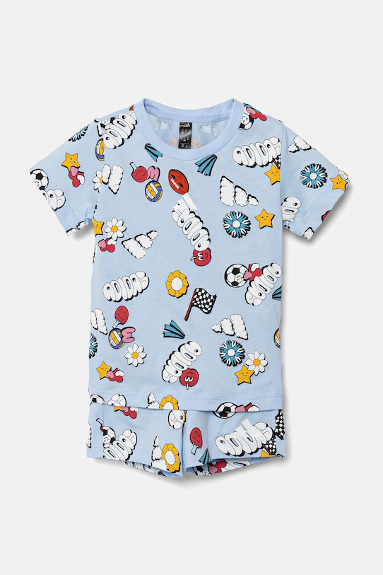 adidas set de bumbac pentru copii bumbac albastru JD0062