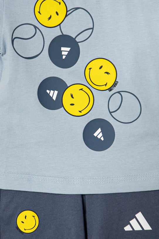 Мальчик Детский комплект из хлопка adidas JC7577 голубой