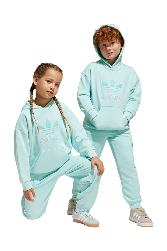 Detská tepláková súprava adidas Originals pletenina tyrkysová JC7875