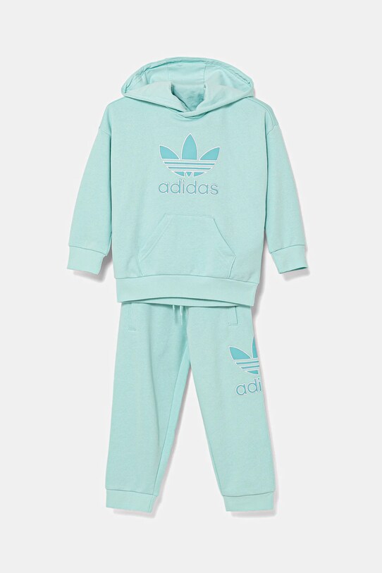 Detská tepláková súprava adidas Originals JC7875 tyrkysová SS25