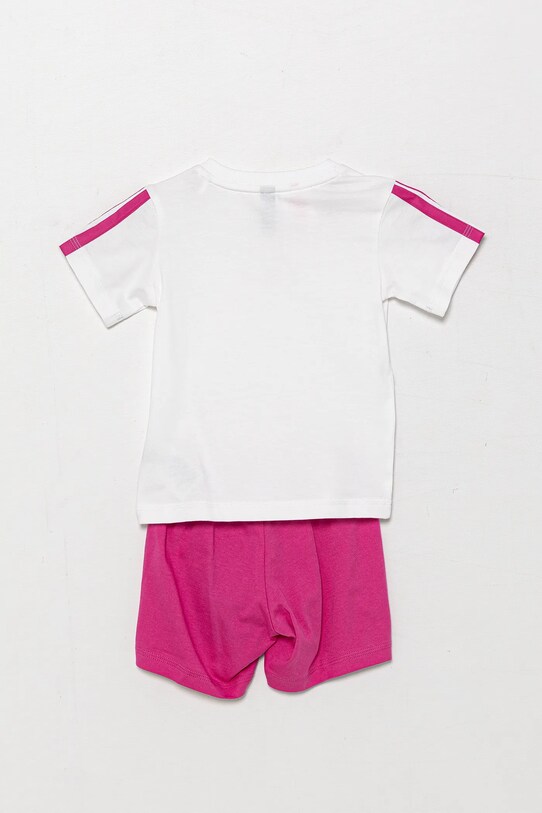 adidas komplet bawełniany dziecięcy JD6480 biały SS25