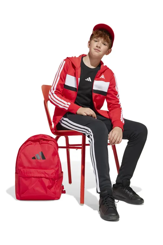 Chłopiec adidas dres dziecięcy JC7522 czerwony
