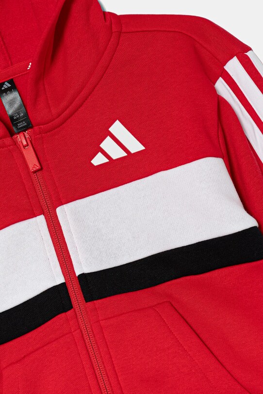 Dětská tepláková souprava adidas červená JC7522