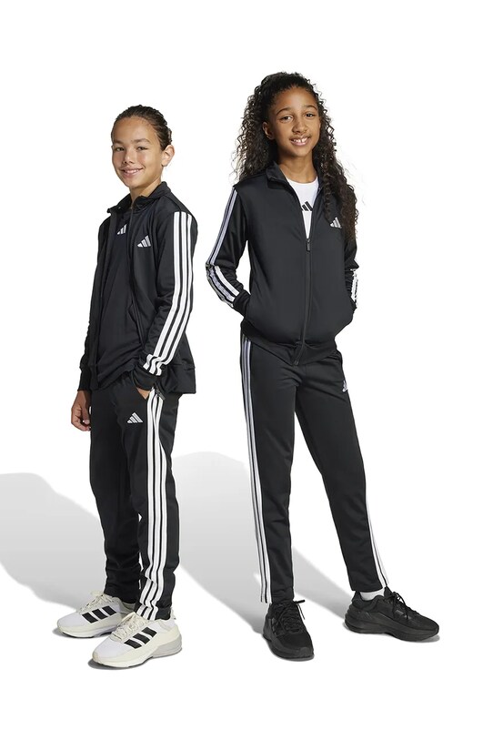 Detská tepláková súprava adidas pletenina čierna JD6502