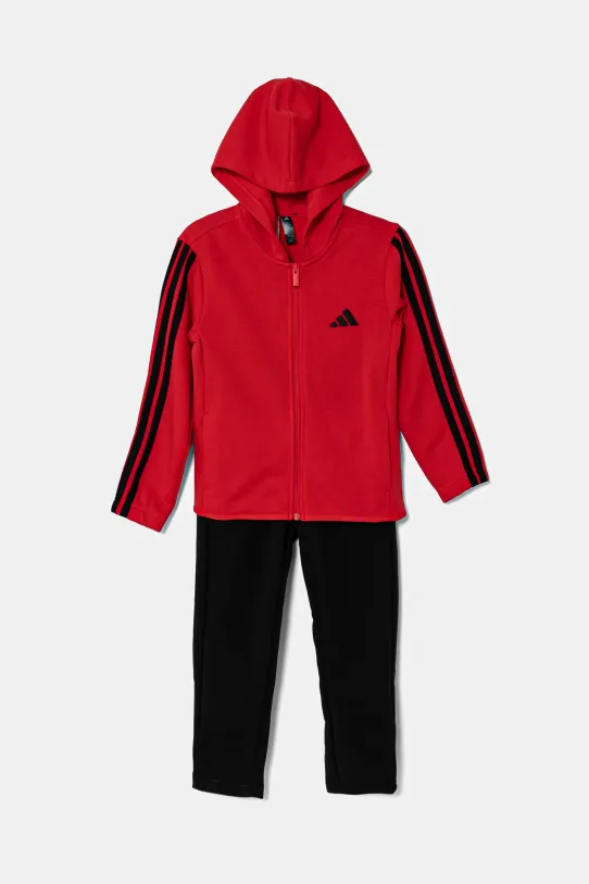 adidas dres dziecięcy dzianina czerwony JD6504