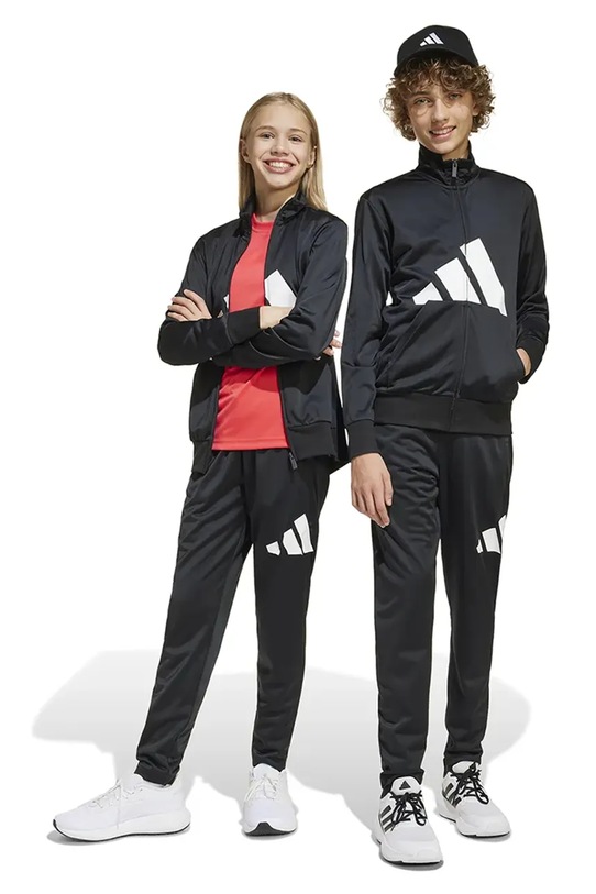 adidas trening copii tricotaj negru JE1399