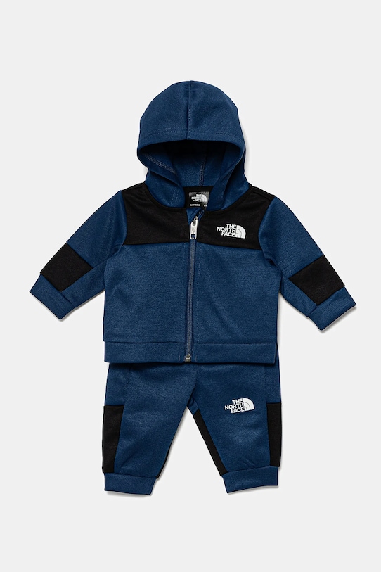 The North Face trening bebeluși BABY EASY FZ SET tricotaj bleumarin NF0A877HD1R1