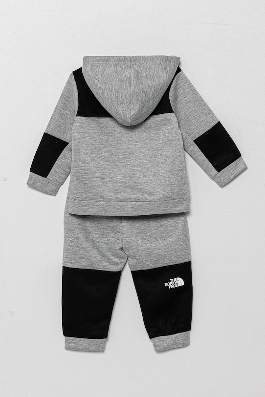 The North Face dres niemowlęcy BABY EASY FZ SET NF0A877HDYX1 szary SS25