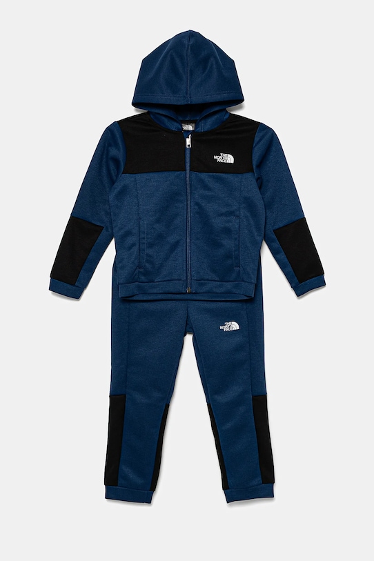 The North Face dres dziecięcy KID EASY FZ SET dzianina granatowy NF0A8783D1R1