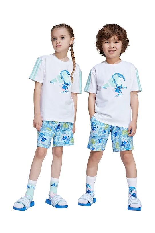 adidas compleu copii cu modele alb JF3659